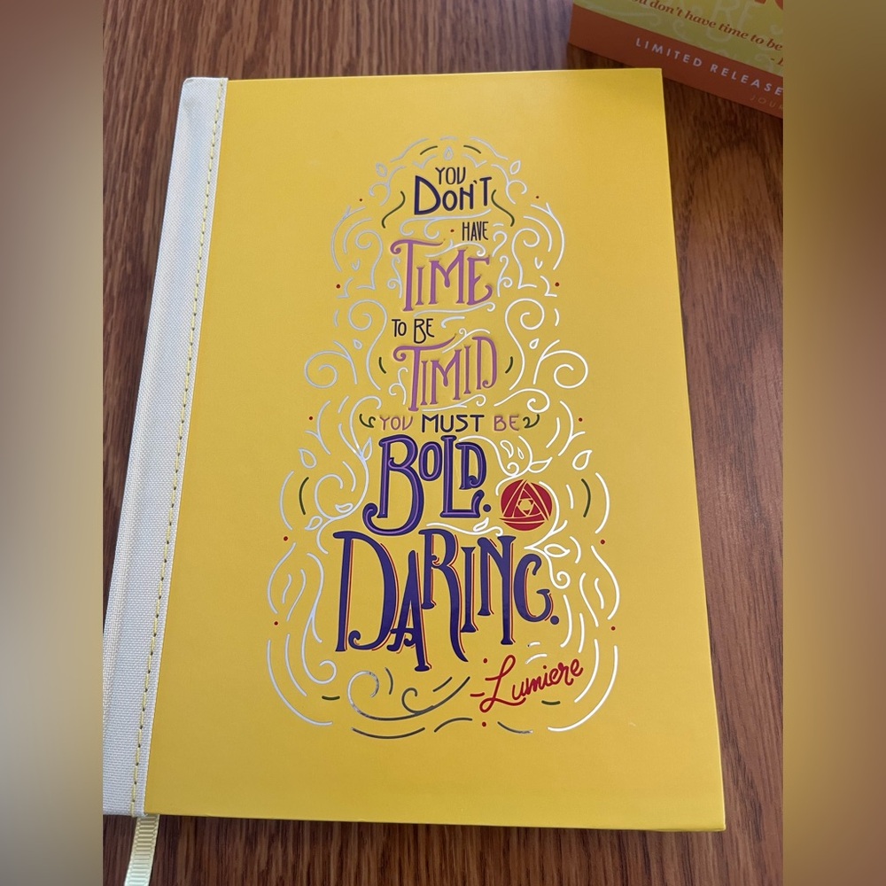 Disney Wisdom Limited Edition Journal 6th in Series Lumiere Beauty & the Beast